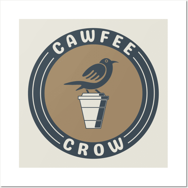 Cawfee Crow Wall Art by lufiassaiful